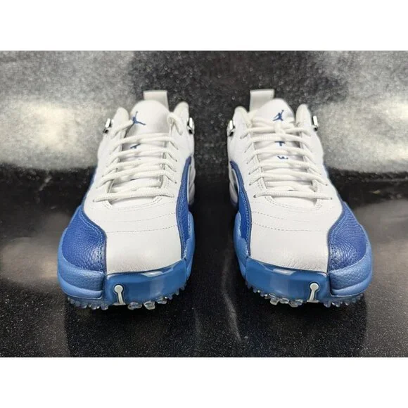 Nike Air Jordan XII Low White French Blue DH4120-101 Men's Size 8 NEW